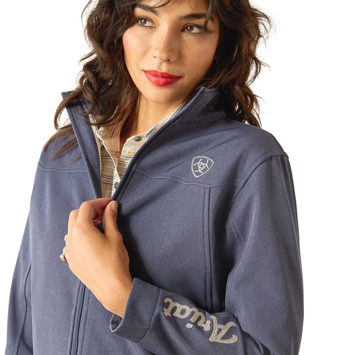 Ariat Women's Western Heritage Round Up Team Softshell Jacket - AI9AC - Blue - Small - Each - 3