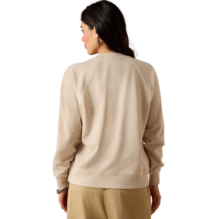 Ariat Women's Western Victoria Oversized Sweatshirt – Cozy French Terry Pullover - AIBN5 - Roaming Wild & Free - XSmall - 5