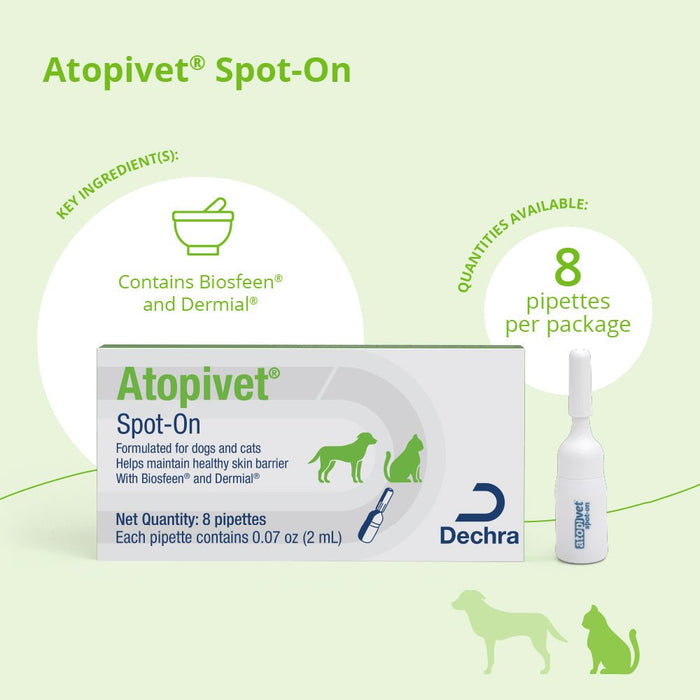 Atopivet Spot - On, 8 x 2 mL Pipettes - 004DP-SPOT8 - 2
