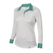 Aubrion Ladies Equestrian Style Long Sleeve Show Shirt - SEP4SU - Xsmall - Horse Shoe - 4