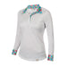 Aubrion Ladies Equestrian Style Long Sleeve Show Shirt - SEP4T4 - Xsmall - Tropical - 6
