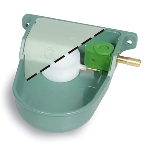 Automatic ABS Plastic Float Valve Waterer for Livestock & Pets - GAUCF - Medium - 64 oz - 2