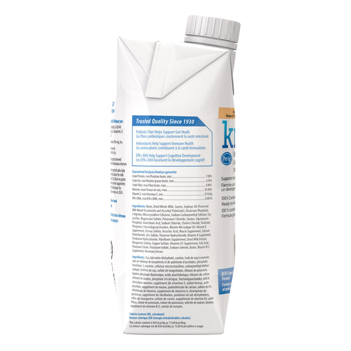 PetAg KMR Kitten Milk Replacer Liquid Supplement Ready-to-Feed Formula with Vitamins 16 fl-oz Size 16 oz