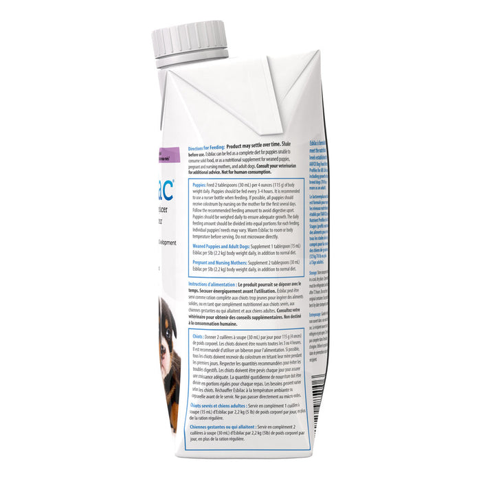 PetAg Esbilac Puppy Milk Replacer Liquid  Suplement Ready-to-Feed Formula with Vitamins 16 fl-oz Size 16 oz