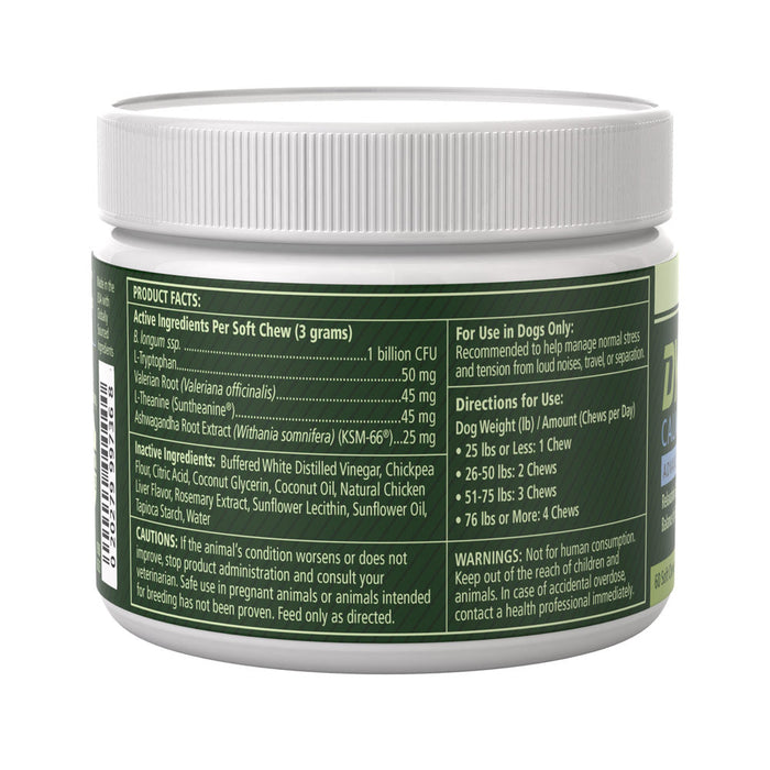 PetAg Dyne Soft Chews Calming Support and Stress Relief from Loud Noises, Travel & Separation Non-Sedative, Chicken Liver Flatvored, 60 Count Size 60 ct.