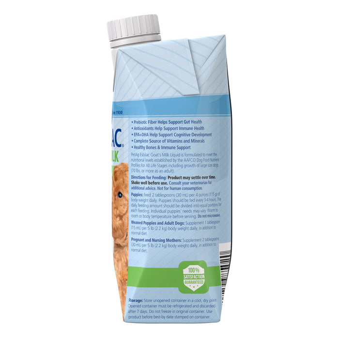 PetAg Goats Milk Esbilac Puppy Milk Replacer Liquid for Puppies 16 fl-oz Size 16 oz