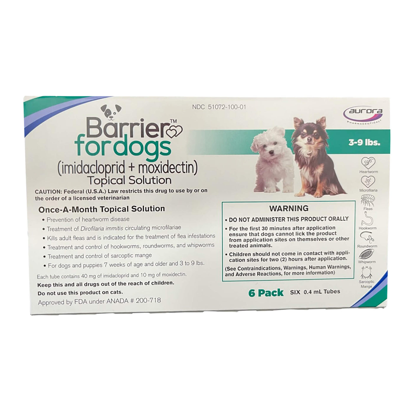 Rx Barrier Topical Solution for Dogs, Multiple Sizes — Lambert Vet Supplies