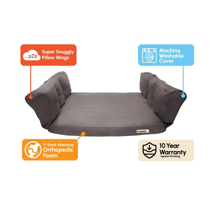 Big Barker 3" Thick SUV Dog Bed – Orthopedic, Waterproof, Large Breed Travel Dog Bed with Joint Support - Jeffers - Dog Supplies > Dog Beds