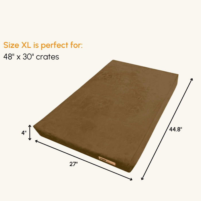 Big Barker 4" Thick Ortholift Crate Dog Bed – Orthopedic Foam Mat for Dogs - Jeffers - Dog Supplies > Dog Beds