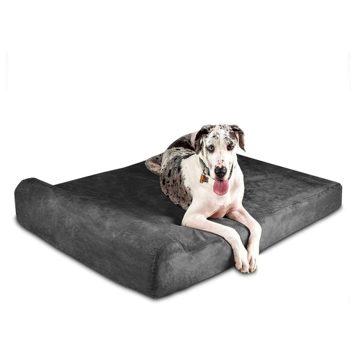 Big Barker 7" Thick Headrest Dog Bed – Orthopedic Foam Bed for Large & Giant Breed Dogs, Vet Recommended, Machine Washable - Jeffers - Dog Supplies > Dog Beds