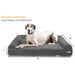 Big Barker 7" Thick Orthopedic Sofa Dog Bed for Large & Giant Breed Dogs – Vet Recommended, Joint Support, Durable Foam - Jeffers - Dog Supplies > Dog Beds