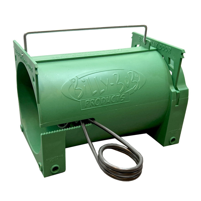 Billy-Bob Single Rodent Trapping Tube with Metal Spring Trap - B2F6 - Green - 1 - 2