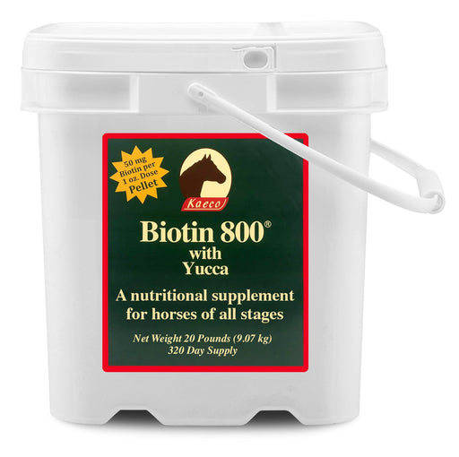 Biotin 800 Pellets Equine Supplement - KKB6 - 20 lb Biotin 800 Pellets - 8