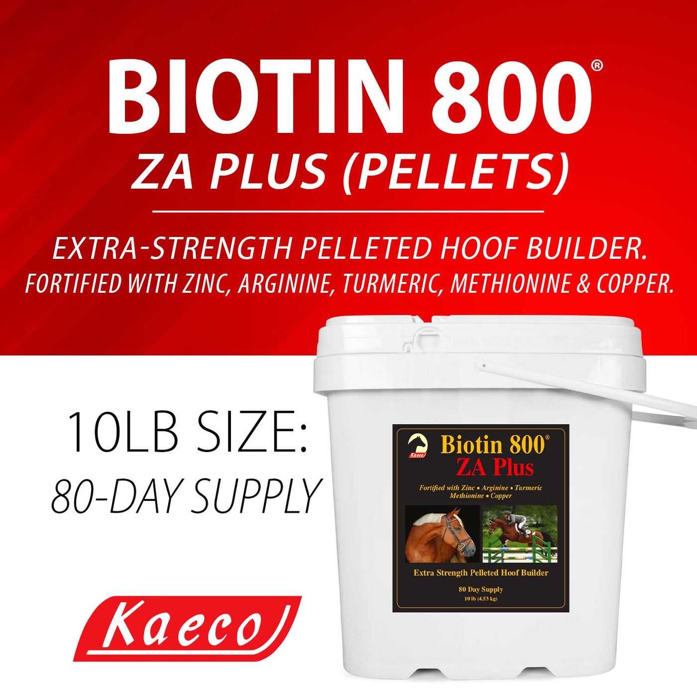 Biotin 800 ZA Plus for Horses, Pellets — Lambert Vet Supplies