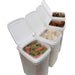 Bites & Bones Treat Canister, 3.25 qt - BU2K - White Lid / Clear Base - 3.25 qt - 1 - 2