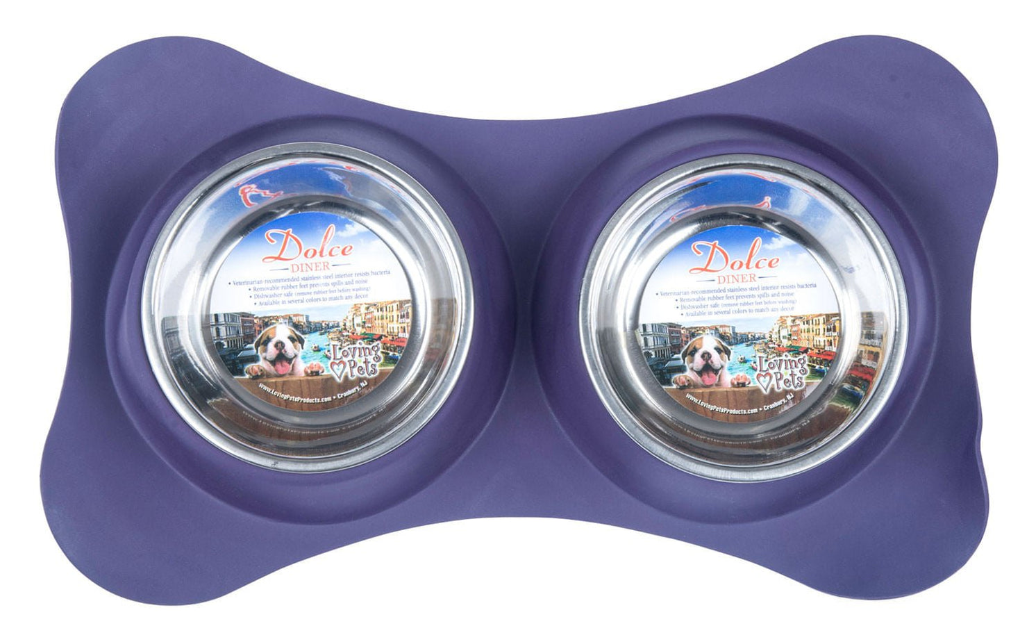 Loving Pets Bone Shaped Dog Flex Diner — Lambert Vet Supplies