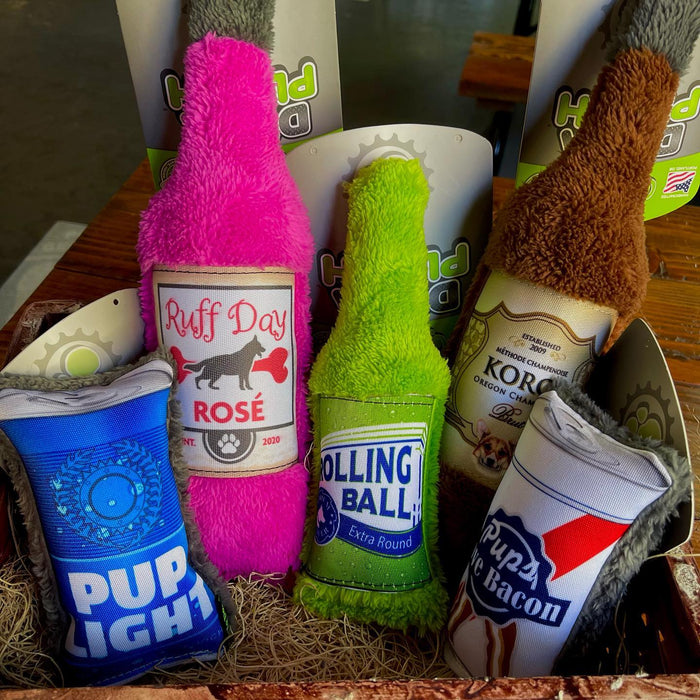 BrewGear Assorted Beverage Dog Toys - CD22 - Beer - Small - 1 ct - 2