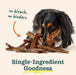 BullySafe Chews - Pure Collagen Chews Dog Chews – Long Lasting, Single Ingredient, Joint Support - WO2AL - 6"L - 5 pk - 2