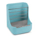Bunny Feeder for Small Animals – Rabbit, Guinea Pig, Chinchilla, Hamster, Ferret - GAUDX - Blue - 1 ct - 1