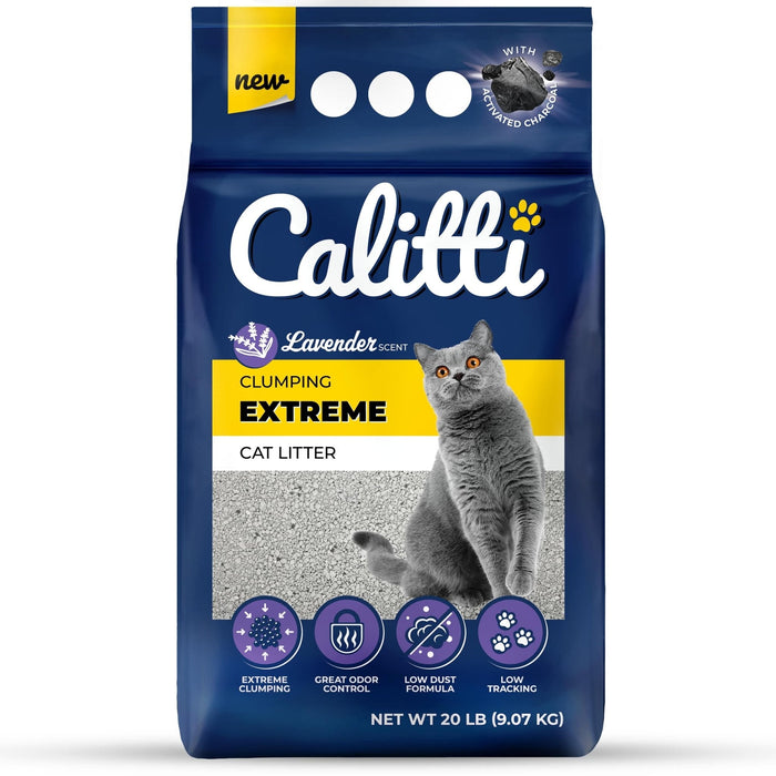 Calitti Extreme Clumping Cat Litter, 20 lbs - SD217 - 20 lbs - Lavender - 2