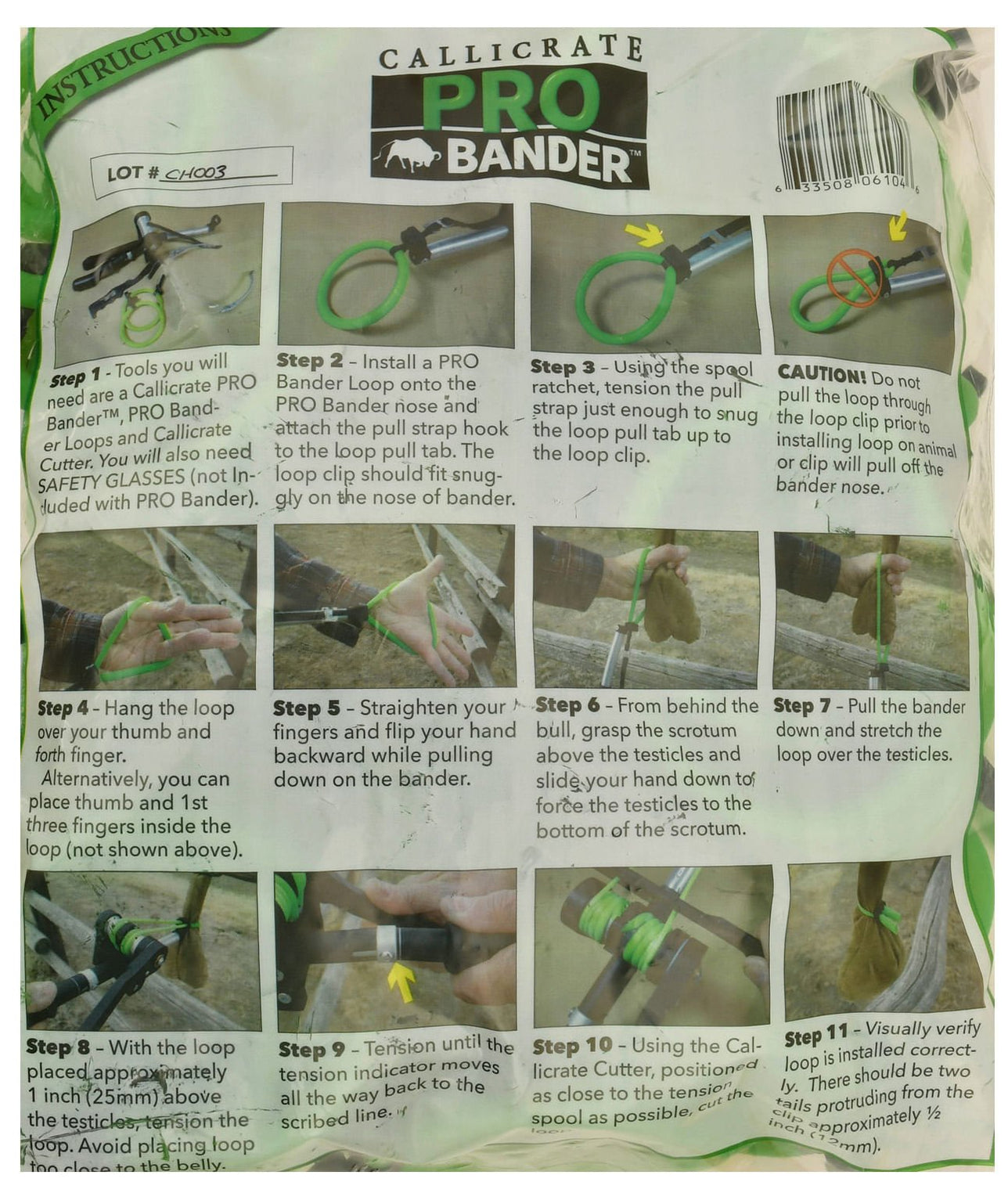 Callicrate PRO Bander Bands — Lambert Vet Supplies
