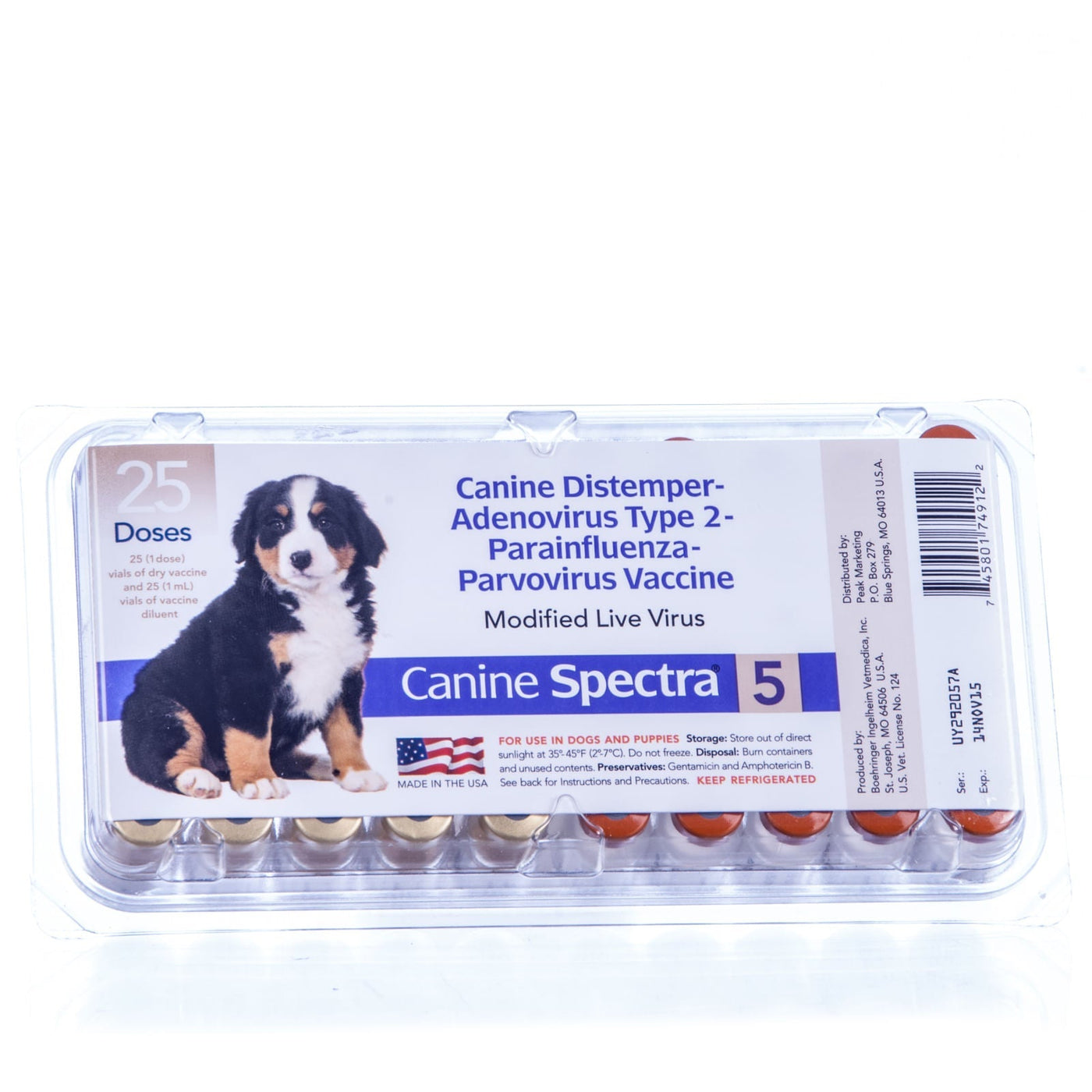 5 In 1 Injection For Dogs Canine Spectra 5 Puppy & Dog Vaccine (5-in-1 DHPP Vaccine) — Lambert ...