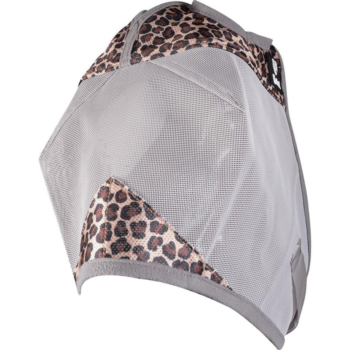 Cashel Crusader Fly Mask for Horses with Forelock Hole and UV Sun Block - QL1G2 - Leopard - Foal - 2