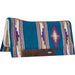 Cashel Performance Southwest Blanket Top Felt Saddle Pad - QL1MU - Turquoise/Purple - 32" x 34" - 3/4" - 6