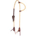 Cashel Rawhide Braided Leather Slip Ear Headstall - QL1NA - Brown - 1