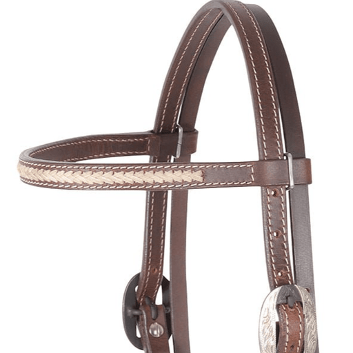 Cashel Rawhide Lace Browband Headstall - QLFS - 2