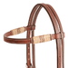 Cashel Rawhide Trim Browband Headstall - QL1FV - Brown - 2