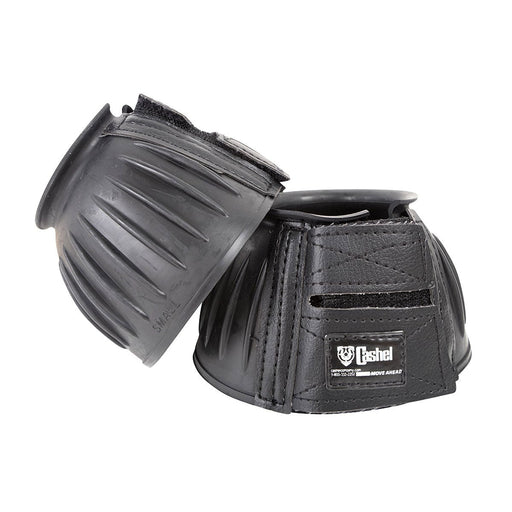 Cashel Rubber Bell Boots for Horses, Pair - QL1KK - Small - Black - 1