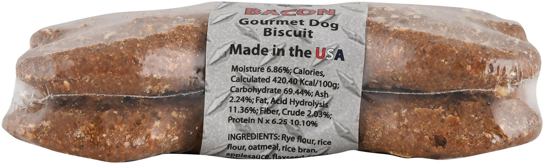 Chewmax Premium Bacon Biscuits, 4"L - CMPAL - 2 pack - 4