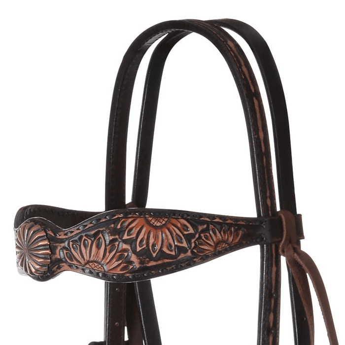 Circle Y Sunflower Headstall - 94YB - 2