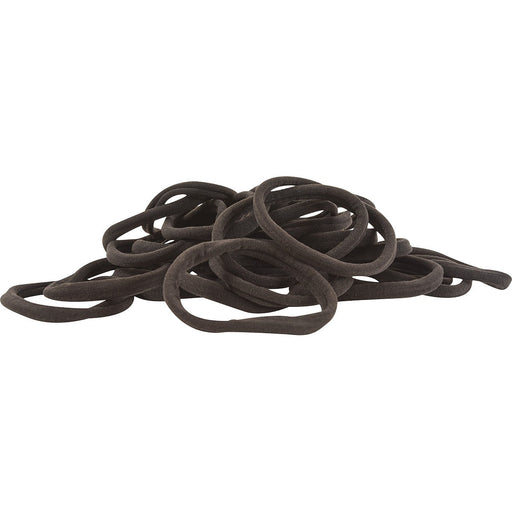 Classic Equine Jersey Tail Bands - CR1VV - Black - 100 Pack - 2