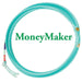 Classic Rope MoneyMaker 3-Strand Team Roping Rope, 3/8" Diameter - CR1XC - XX-Soft - 30 ft Head - Blue - 1