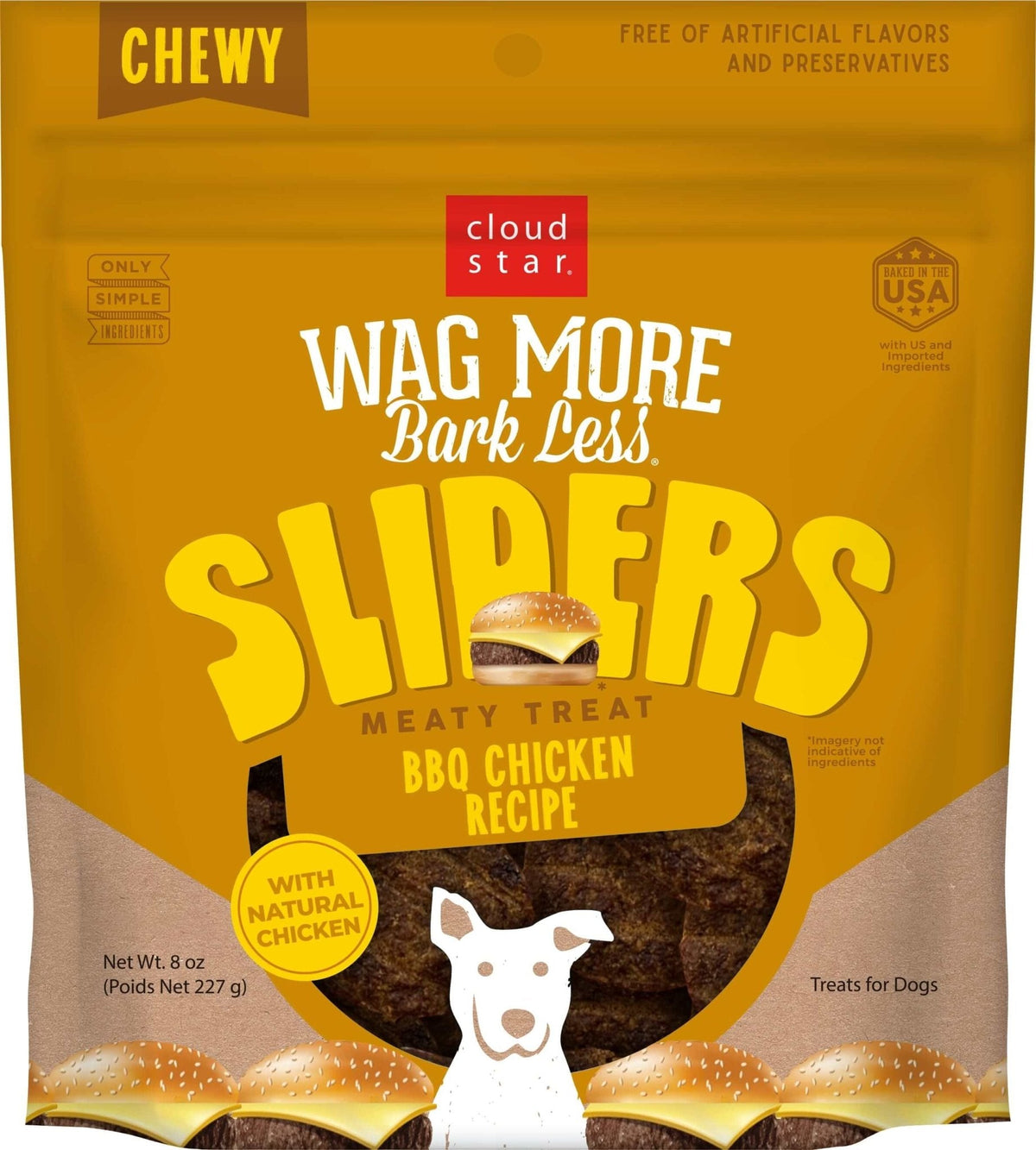 Cloud Star Wag More Bark Less Sliders Dog Treats — Lambert Vet Supplies