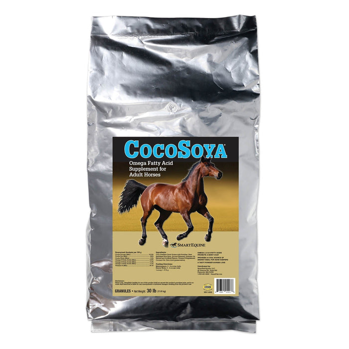 CocoSoya, Omega Fatty Acid Supplement for Horses, Granular - SMAAW - 30 lbs - 5