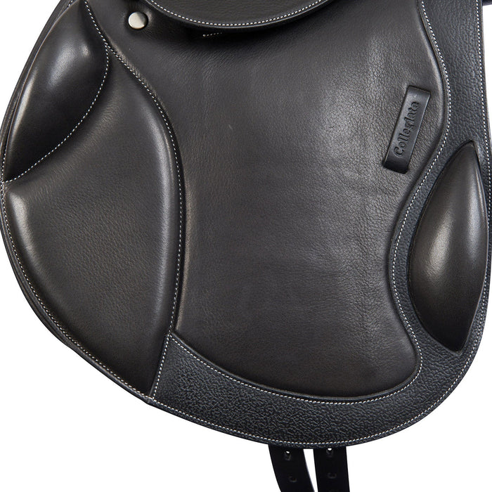 Collegiate Degree Mono Flap Event Saddle - 0V1Q5 - Black - 16 in Seat - 4