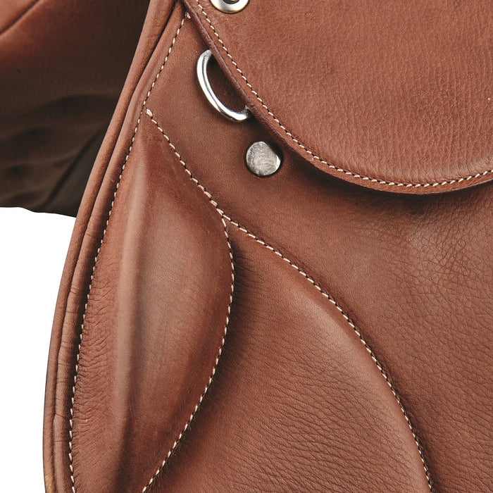 Collegiate Degree Mono Flap Event Saddle - 0V1RA - Brown - 16 in Seat - 7