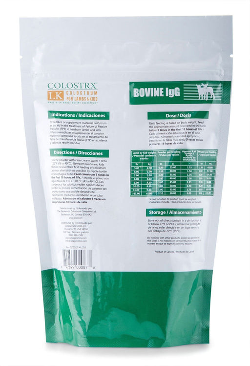 Colostrx LK Colostrum For Lambs & Kids - A2ZF - 235 g - 2