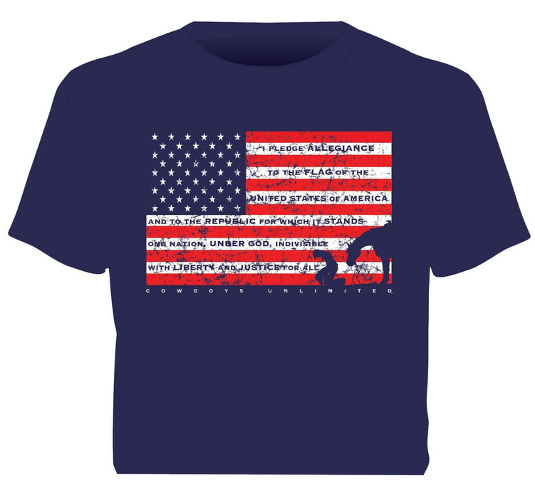 Cowboys Unlimited "Pledge of Allegiance" T-Shirt - U8S5 - 7