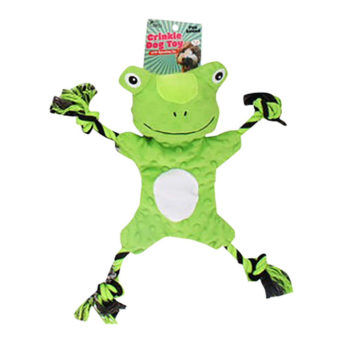 Crinkle Pet Dog Toy with Squeaker, Assorted, 15" - KL21A - Assorted - 15" - 1