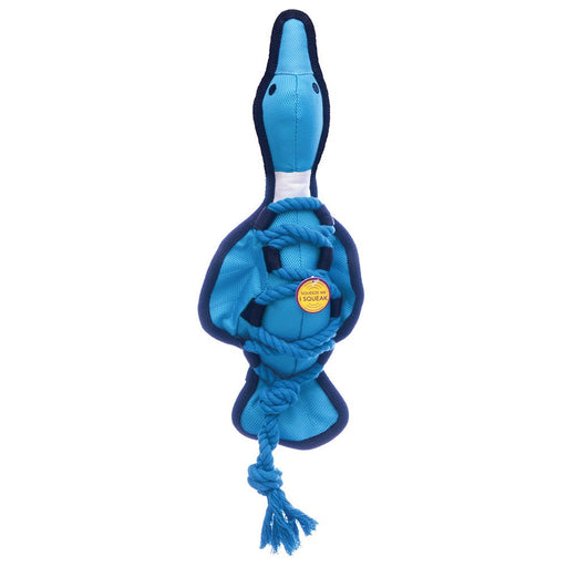 Cross Ropes Durable "Ballistic" Nylon Duck Toy, 11.5" - MRA1 - Duck - Assorted Colors - 2
