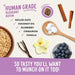 Crunchy Munchie Natural Treats for Dogs, 5 oz - HE2A3 - 5 oz - Blueberry Ruffin - 4