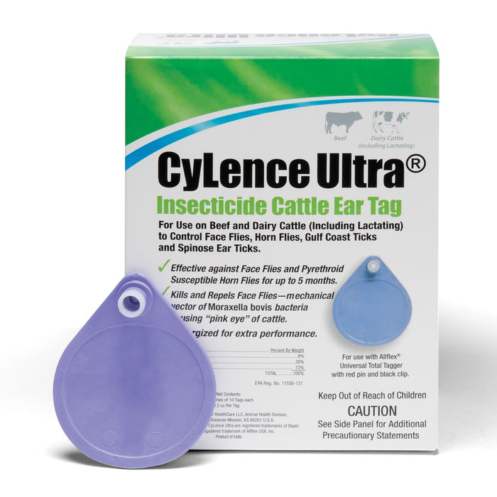 CyLence Ultra Insecticide Ear Tags, 20 pack - Jeffers - Animal Health & Wellness > Fly & Insect Control