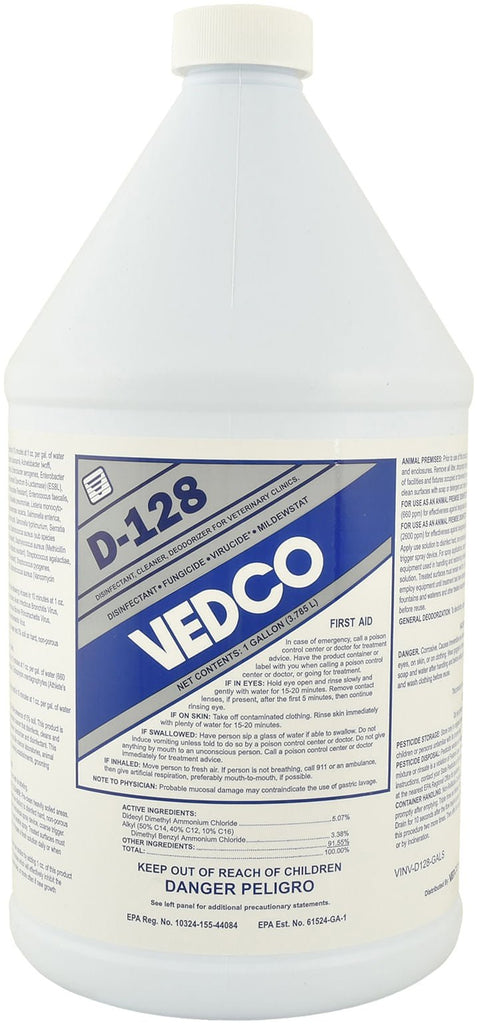 D-128 Disinfectant, Cleaner and Deodorizer, gallon — Lambert Vet