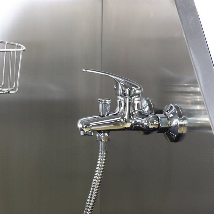 Davis Professional Stainless Steel Bathing Tub for Dogs - DDNM - 53"H x 27.5"W x 50"L - 4