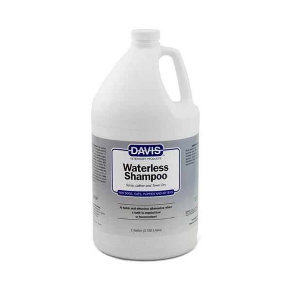 Davis Waterless Shampoo with Trigger Sprayer for Dogs, Cats, Puppies & Kittens – No - Rinse Dry Shampoo with Chamomile & Sunflower Oil - DDNF - Gallon - 3