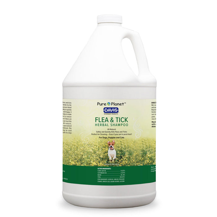 Pure Planet Flea & Tick Herbal Shampoo for Dogs & Cats